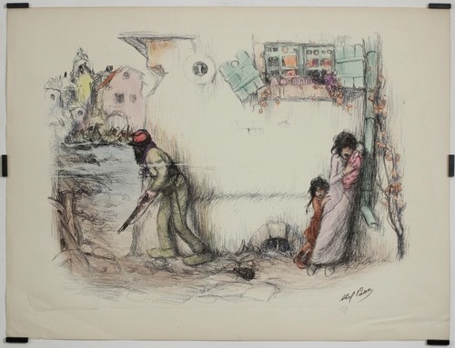 Pann abel scène guerre - abel,