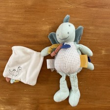 Doudou Et Compagnie Filou pantin mouchoir vert calinosaures dinosaure dc3939