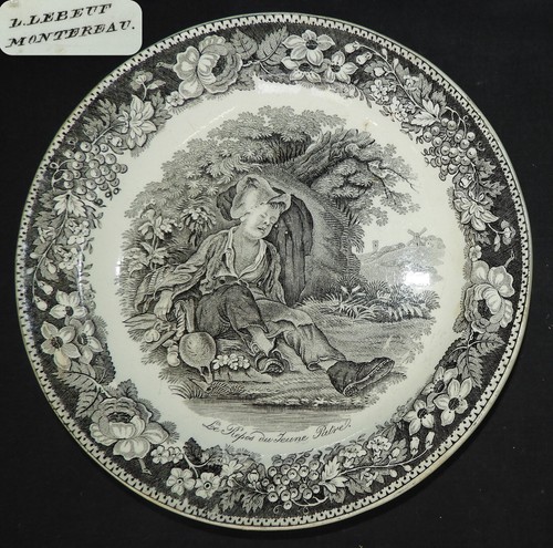 Assiette parlante - , 1840)