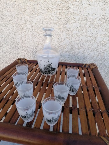 Carafe liqueur verre - liqueur,