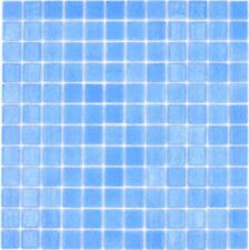 Schwimmbadmosaik Mosaïque Bleu Pâte de Verre Receveur de Douche Poolmosaik 1 Mat