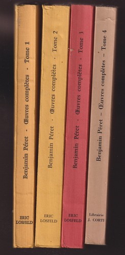 Benjamin peret oeuvres - benjamin, peret: