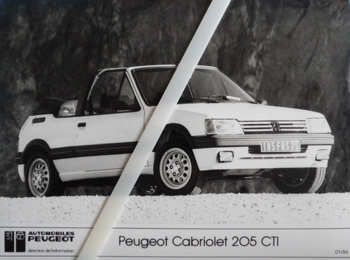 Photo presse peugeot 205 - peugeot,