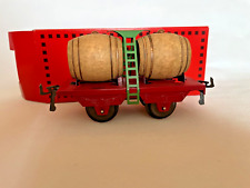 Hornby Hachette wagon bordeaux tonneaux bois avec boîte - Echelle O