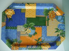 PLATEAU OCTOGONAL SERVICE MELAMINE FRUITS