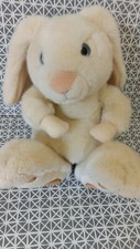 Peluche doudou lapin blanc