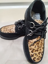 Sneakers TUK Modèle Noir Léopard - Taille 41 -comme neufs