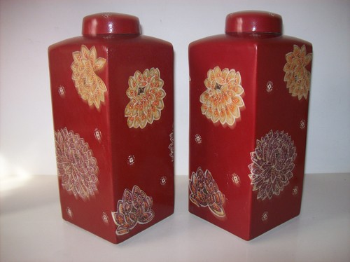 Paire vases céramique - de,