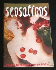 REVUE CHARME ADULTE VINTAGE SEXY ANNÉES 1960 EN BON ÉTAT SENSATIONS 09 1949