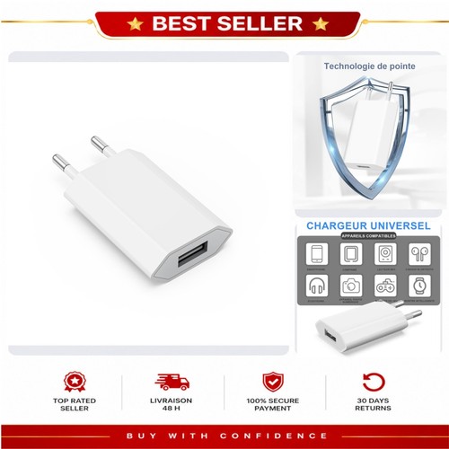 Chargeur usb 5w - usb,