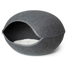 Beeztees Igloo Pour Chats Innu En Laine Grise 60x57x41 Cm Lit Pour Chaton