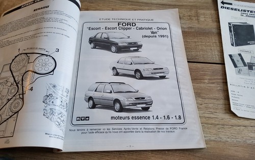 Revue technique ford escort - , et