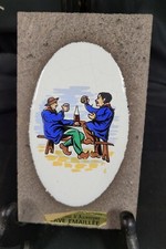 JOLIE PLAQUE EN LAVE -  DECOR