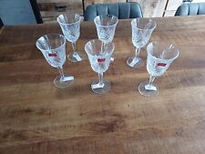 6 Verres à Vin Rouge cristal