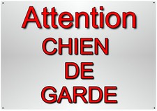 Plaque chien garde - garde, en