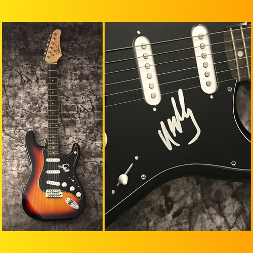 Guitare électrique signée - guitare, de