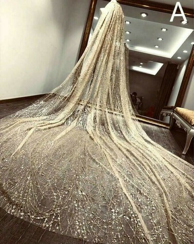 Mariée paillettes long voiles - mariée,