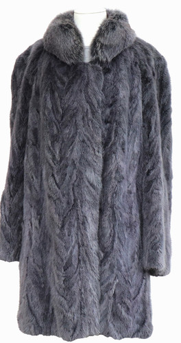 Manteau vison fourrure - manteau,