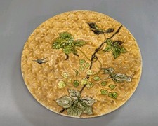 Léon Parvillée céramique murale Papillon Japonsime n Deck Massier Lachenal 