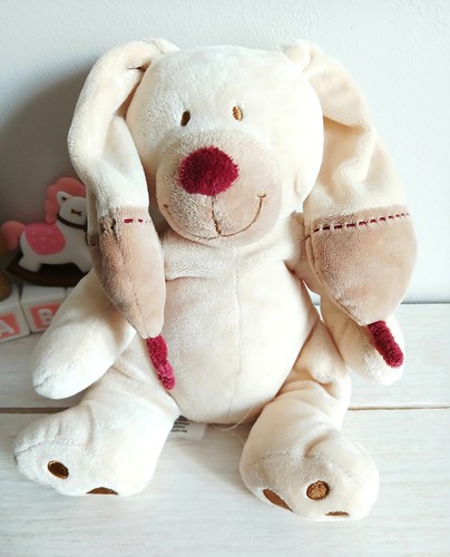 Nicotoy doudou peluche lapin - doudou,