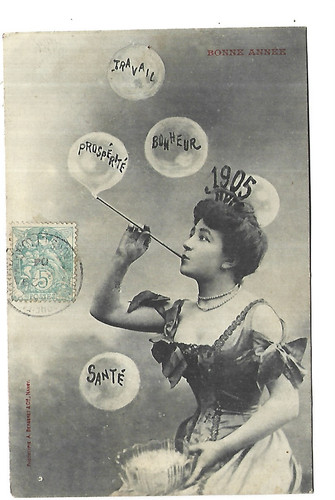 Carte fantaisie bergeret - fantaisie,