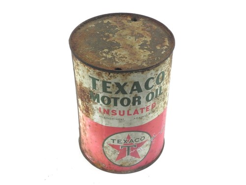 Vintage used texaco - motor, oil
