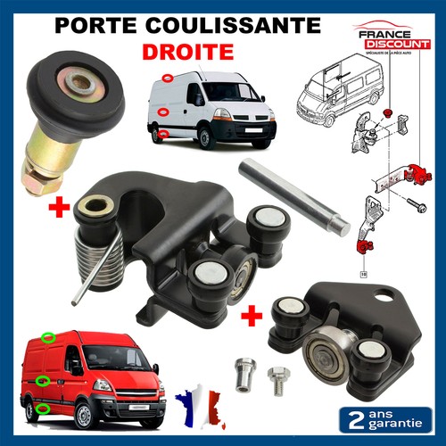 Kit réparation galet - kit,