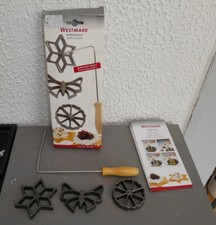 MOULES A GAUFRES TROIS MOTIFS WESTMARK + LIVRE DE RECETTES