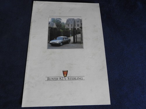 Catalogue depliant rover 827 - depliant, i