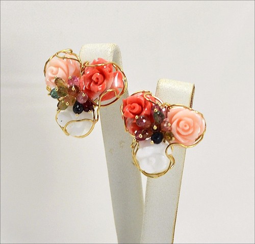 Boucles oreilles or - d'oreilles, jaune