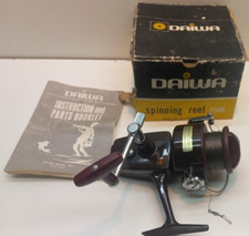 moulinet de pêche ancien DAIWA 7500 spinning reel avec boite d'origine et notice