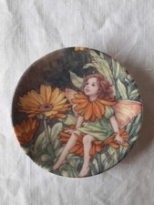 Mini Assiette MARYGOLD Fairy Flower Fairies CICELY MARY BAKER Royal Worcester