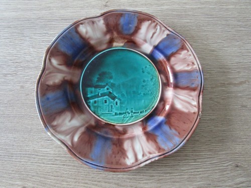 Assiette ancienne faïence - ,