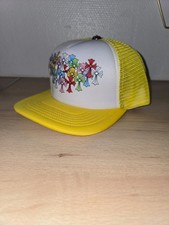 Chrome Hearts Floral Trucker Cap Yellow Mesh Snapback Hat - Brand New