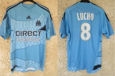 Maillot OLYMPIQUE de MARSEILLE OM 2010 ADIDAS away LUCHO n°8 shirt jersey M