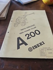 Catalogue Parts Iseki Power Tiller, A 200 Iseki