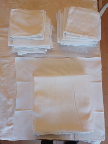 Lot nappe serviettes - et,