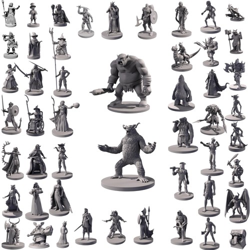 Lot figurines uniques de - lot,