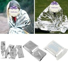Grand 2M Urgence Thermique Aluminium Espace Couverture Imperméable Rescue Survie