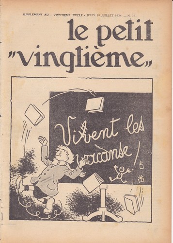 Petit vingtième xxème - vingtième/xxème, 1934