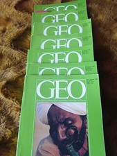 Revues GEO 1980(7 Magazines)