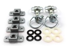 Renault Clio V6 avant Complet Plateau Rangement Housse 4 Pièce dzus Écrous Kit