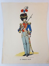 Le Tambour Major, IMAGERIE PELLERIN, EPINAL, GRAVURE, ILLUSTRATION POPULAIRE