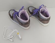 SKECHERS CHAUSSURES Energy lights Basket Filles METALLIC lumière Pointure 33