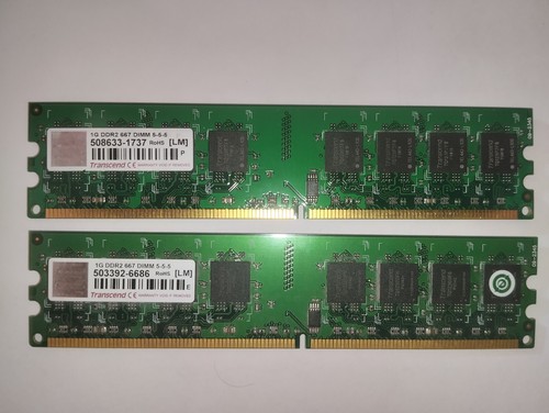 Lot barrettes ram ddr2 1gb - ddr2,