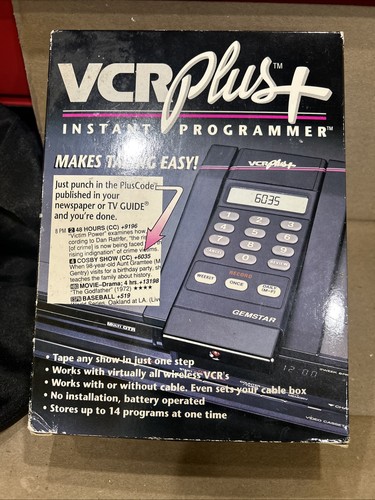 Vintage vcr plus instant - vintage,