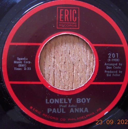 Paul anka lonely - boy",