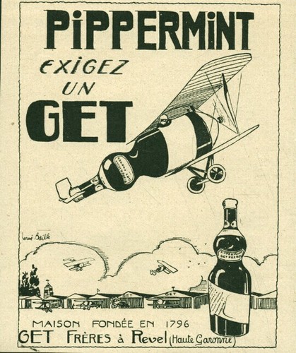 Publicité ancienne pippermint - publicité,