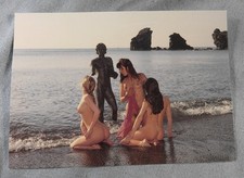 FRENCH PHOTO POSTCARD - NUDE WOMEN - NATURISM  1970's