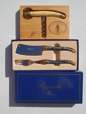 Tire bouchon laguiole + set coupe fromage laguiole